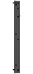 Полотенцесушитель электрический Сунержа Терция 3.0 150x10.6 15-5844-1511 черный