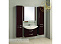 Комплект мебели Aquaton Ария 80 (1A140801AA430) темно-коричневый (Тумба+раковина+зеркало)