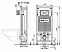Комплект для установки подвесного унитаза AlcaPlast Sadromodul SET 4 v 1 A101+M070