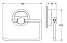 Держатель туалетной бумаги FBS Ellea ELL 056