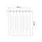 Штора для ванной комнаты IDDIS Stereo Square (500E18Si11)