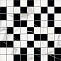 Мозаика для стены LB-CERAMICS Миланезе дизайн 30x30 1932-1082, белый/черный
