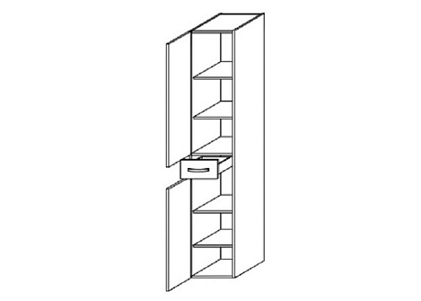 Шкаф-пенал Gorenje Slim E 30.06 R (792098) белый глянец