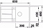 Кухонная мойка Blanco METRA 5 S-F SILGRANIT PuraDur 519099, белый