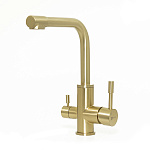 Смеситель для кухни Lemark Expert LM5061LGN золото