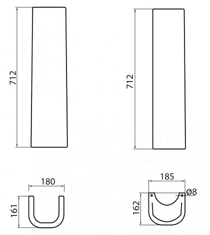 Раковина BelBagno Sabrina BB122L