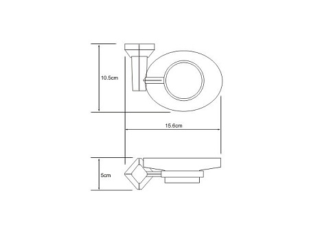 Мыльница WasserKRAFT Aller K-1129C