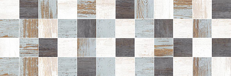 Мозаика для стены Laparet 60x20 MM60071, белый/коричневый/серый