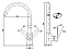 Смеситель для кухни Cezares Laconico LACONICO-LL25-BLC (LACONICO-C-LL25-BLC)