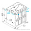 Тумба под раковину Milardo Magellan MAG60W0M95