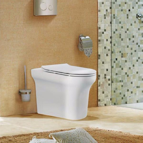 Унитаз приставной BelBagno Vella P-trap BB829CB