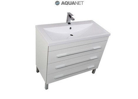 Тумба под раковину Aquanet Верона 100 (178471) белая