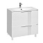 Комплект мебели Aquaton Марко 100 (1A190201MO010) белый (Тумба+раковина+зеркало)