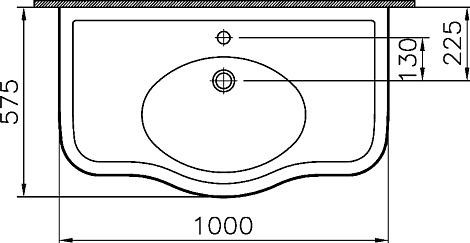 Раковина Vitra Efes 6209B003-0001