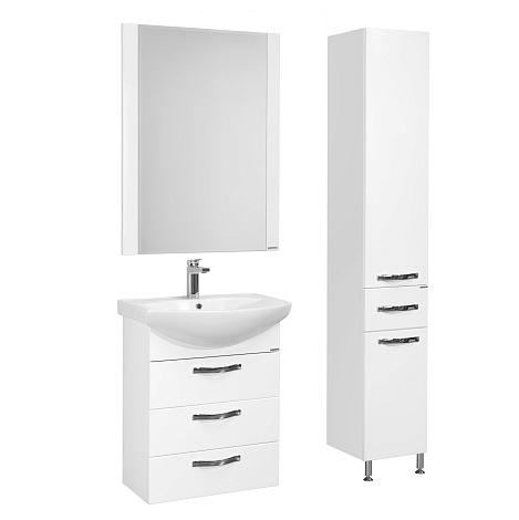 Комплект мебели Aquaton Ария 65 Н (1A123401AA010) (Тумба+раковина+зеркало)