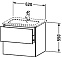 Тумба под раковину Duravit L-Cube LC624002222