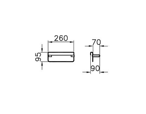 Держатель туалетной бумаги VitrA D-Light 58165