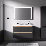 Комплект мебели для ванной комнаты AM.PM X-Joy 100 BK85GR черный матовый