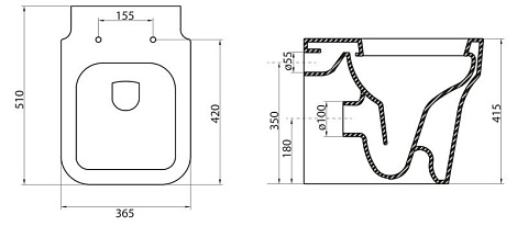 Сиденье BelBagno JANICE BB124SC