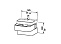 Тумба под раковину Duravit Happy D.2 H2636407272 темный дуб