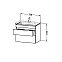 Тумба под раковину Duravit DuraStyle DS648102222
