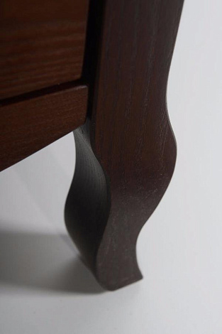 Комплект мебели ASB-Woodline Флоренция 85 9009K.1 бук тироль (Тумба+раковина+зеркало+светильники)