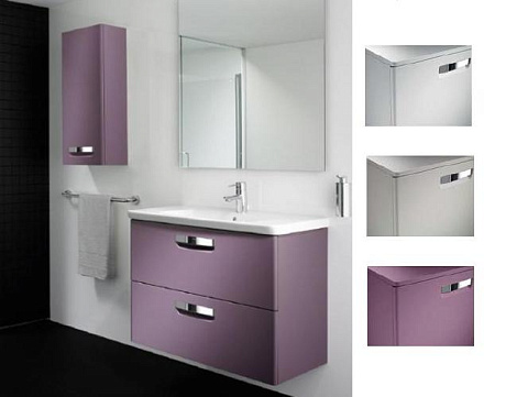 Тумба под раковину Roca The Gap ZRU9302742 фиолетовая
