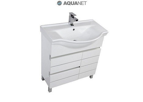 Тумба под раковину Aquanet Доминика 80 (170480) белая