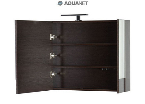 Шкаф-зеркало Aquanet Нота 100 (159111) венге