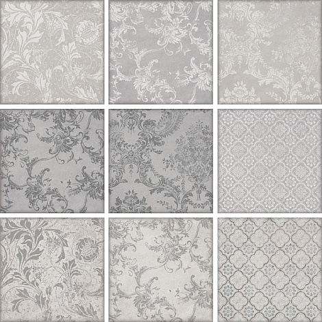 Плитка для стены Kerama Marazzi Марчиана 20x20 5266, серый