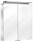 Зеркальный шкаф Keuco Royal L1 80 13603171301 серебристый анодированный