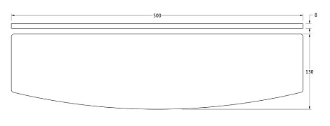 Полка для ELE 033 50 cm ELLUX Ellux ELU 015