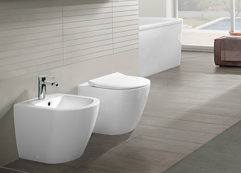 Приставной унитаз Villeroy&Boch Subway 2.0 5602R0R1 альпийский белый