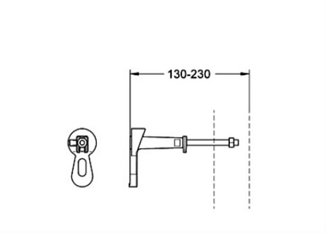 Настенный монтажный уголок Grohe Rapid SL 3855800M