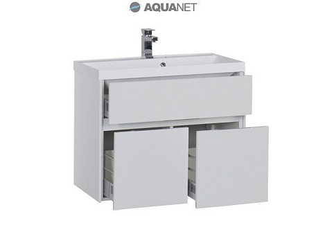 Тумба под раковину Aquanet Латина 80 (179638) белая