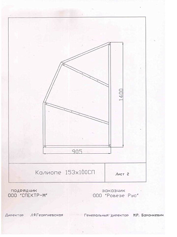 Рама-каркас для ванны Cersanit KALIOPE 153х100 K-RW-KALIOPE*153n