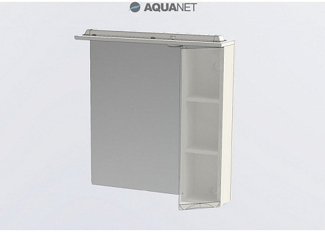 Шкаф-зеркало Aquanet Гретта 75 (176899) белое