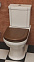 Напольный унитаз Villeroy&Boch Hommage 666210R1 + бачок + сиденье белое/латунь