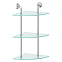 Полка угловая 3-х ярусная 30 cm ELLUX Elegance ELE 055