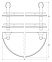 Полка 2-х ярусная 40 cm FBS Vizovice VIZ 081