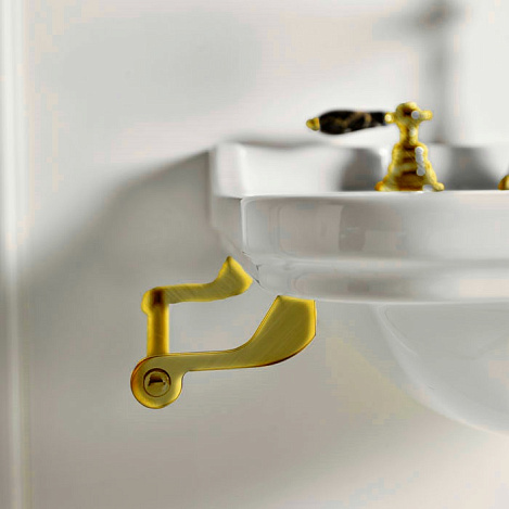 Полотенцедержатель для раковин KERASAN Waldorf 40 740891oro