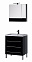 Комплект мебели Aquanet Верона NEW 75 (231041) черный (Тумба+раковина+зеркало)