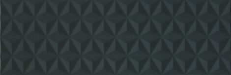 Фоновая плитка для стены Kerama Marazzi Диагональ 60x25 12121R, Черный
