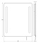 Зеркало с 2-мя встроенными LED-светильниками 12 W 60х70 cm ELLUX Linea LED LIN-B2 9302