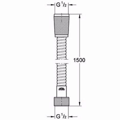 Душевой шланг Grohe Relexa 28105000 1.5м