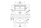 Тумба с раковиной Villeroy&Boch La Belle A58410DJ+612411R1, бриллиантовый белый