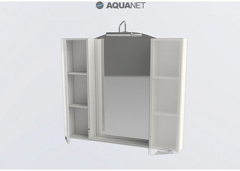 Шкаф-зеркало Aquanet Асти 105 (178242) белое