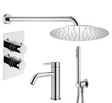 Душевой комплект Plumberia Selection Ixo KITXOT18QCR53 с термостатом