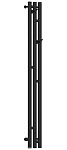 Полотенцесушитель электрический Сунержа Терция 3.0 120x10.6 15-5844-1211 черный