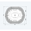 Мини-бассейн Jacuzzi SIENNA 257x219 9445-01565 № 65 Platinum